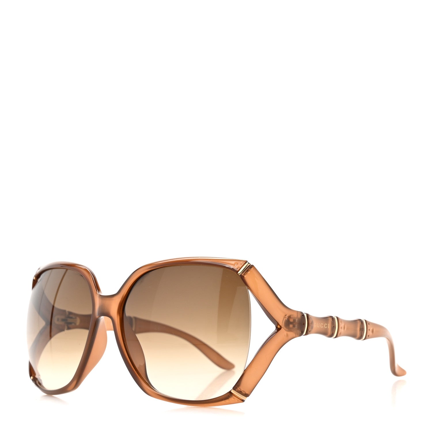 Gucci Bamboo Effect Sunglasses GG 3508/S Brown 1 of 8