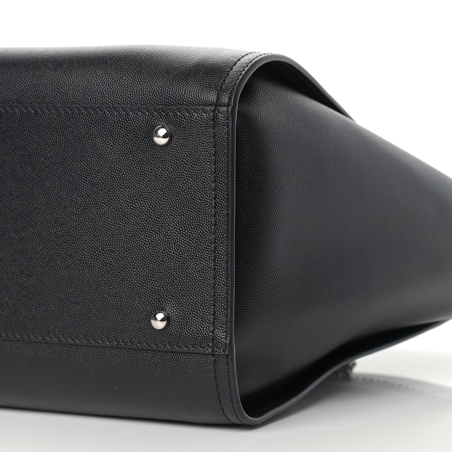 Caviar Medium Studded Deauville Tote Black