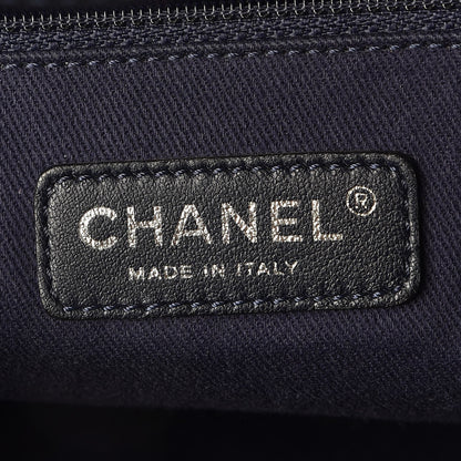 Chanel Canvas Extra Large Deauville Tote Blue 6 of 7