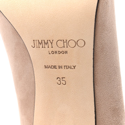 Jimmy Choo Suede Love 85 Pumps 35 Ballet Pink 6 of 8