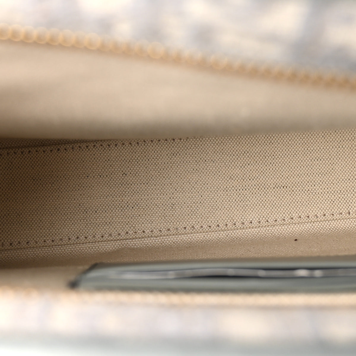 Christian Dior Jacquard Oblique 30 Montaigne Dea Pouch  Gray 5 of 9