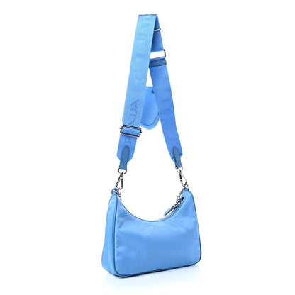 Prada Nylon Re-Edition 2005 Shoulder Bag Pervinca 3 of 9