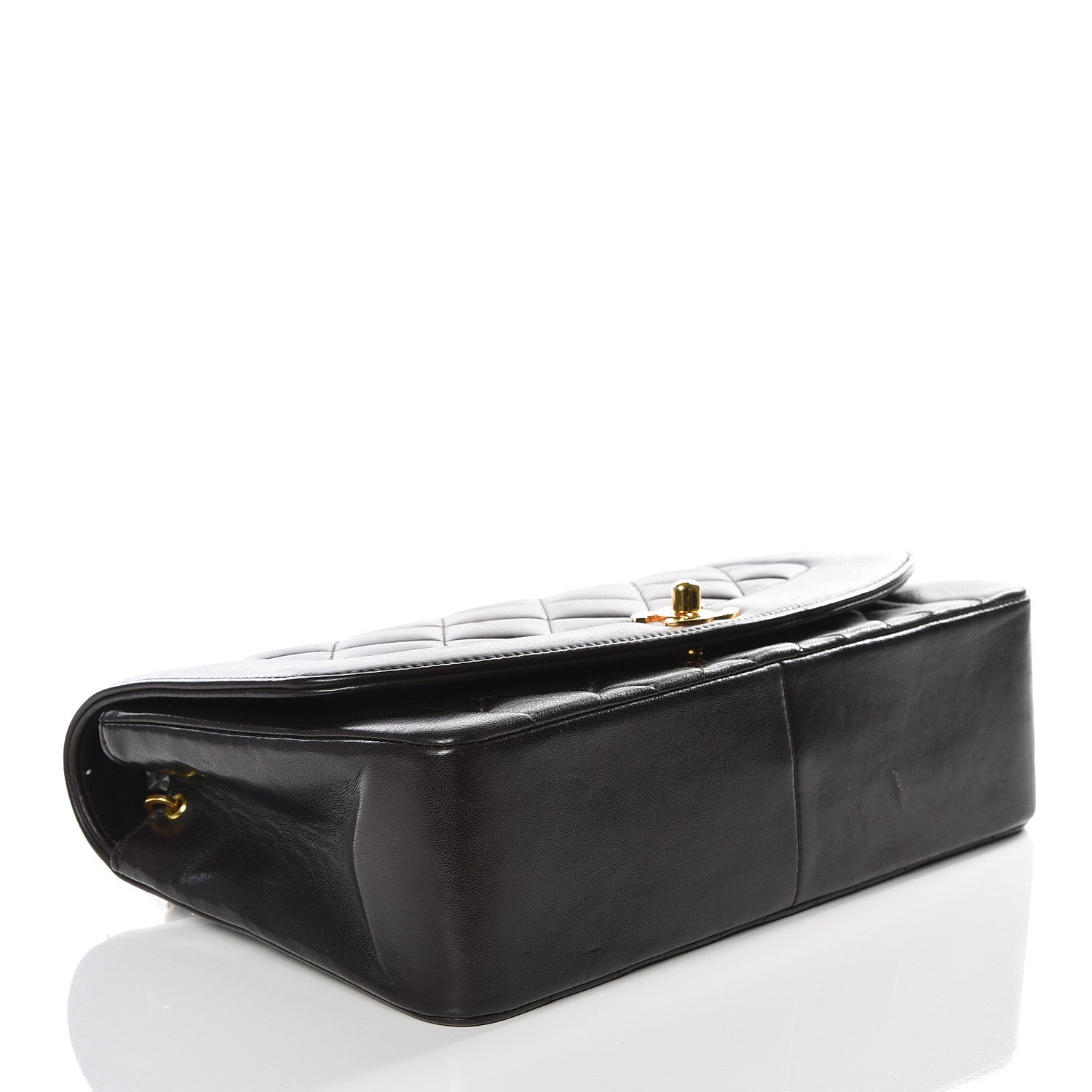 Chanel Lambskin Quilted Medium Single Flap Black 3 of 10