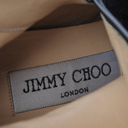 Jimmy Choo Suede Gloria Fringe Boots 38.5 Black 9 of 13