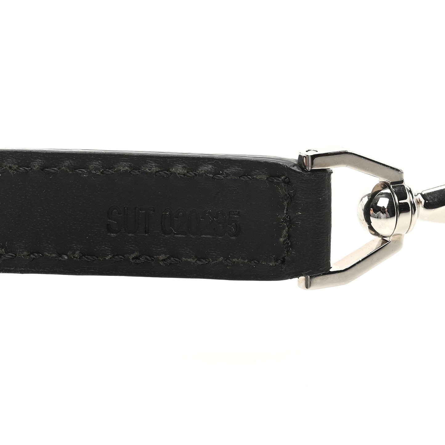 Calfskin Adjustable Shoulder Strap Black