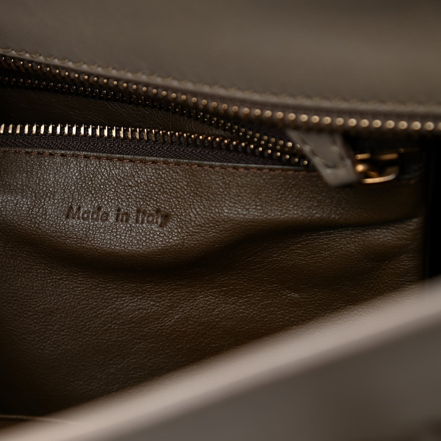 Smooth Calfskin Micro Luggage Khaki