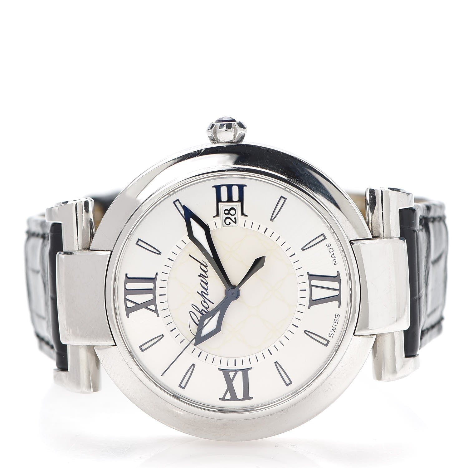 Chopard Stainless Steel Alligator Mother of Pearl 40mm Imperiale Quartz Watch 2 of 6