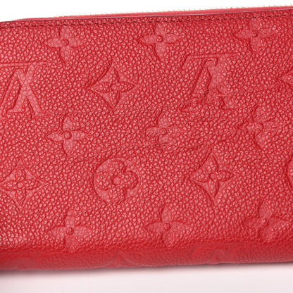 Louis Vuitton Empreinte Zippy Wallet Scarlet 10 of 11