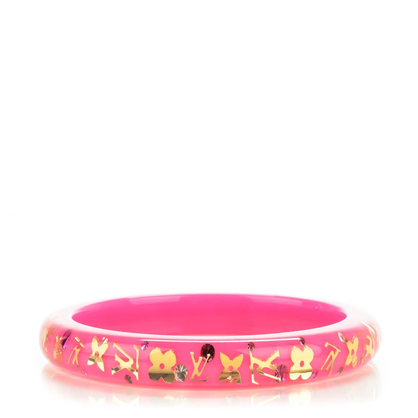 Resin Swarovski Medium Inclusion Bracelet PM Rose Pop