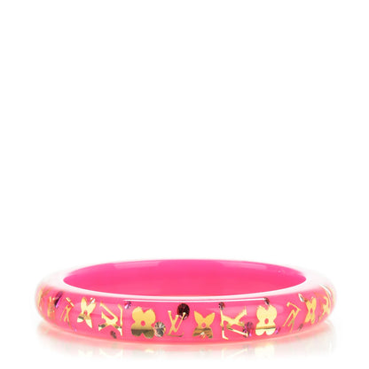 Louis Vuitton Resin Swarovski Medium Inclusion Bracelet PM Rose Pop 1 of 3