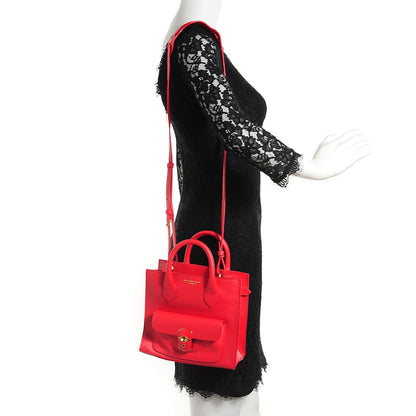 Balenciaga Calfskin Padlock Mini All Afternoon Rouge Cherry 2 of 7