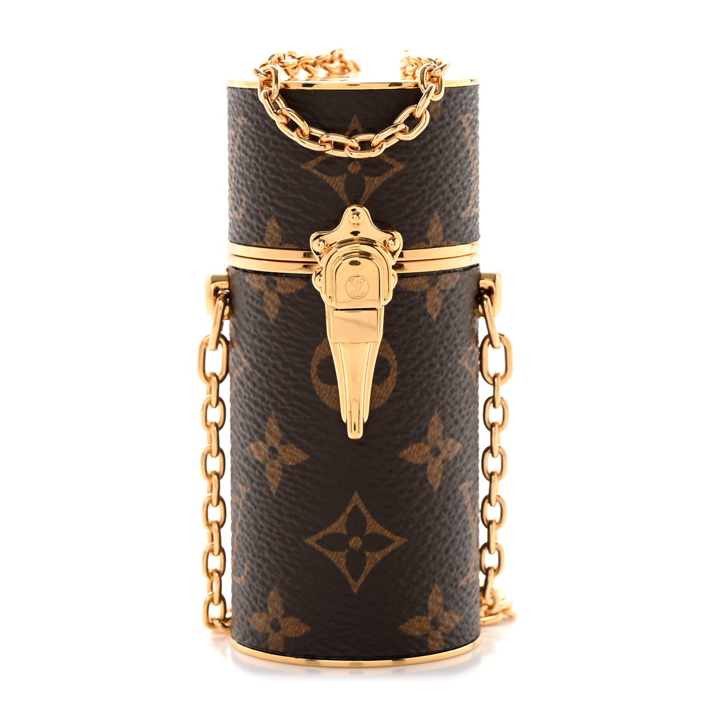 Monogram Chain Lipstick Case