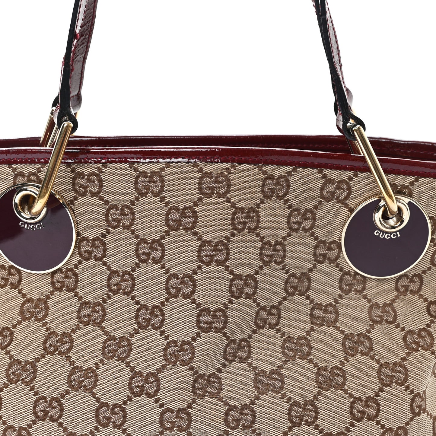 Monogram Medium Eclipse Tote Red