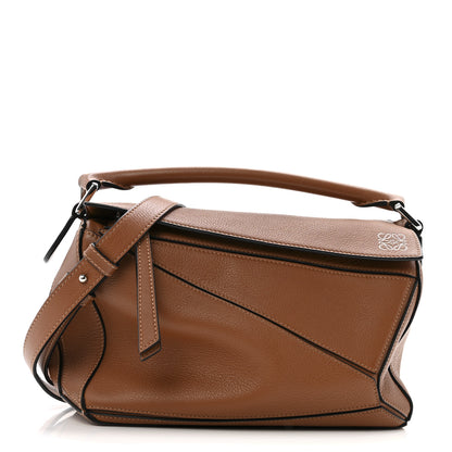 Loewe Calfskin Small Puzzle Bag Tan 1 of 11