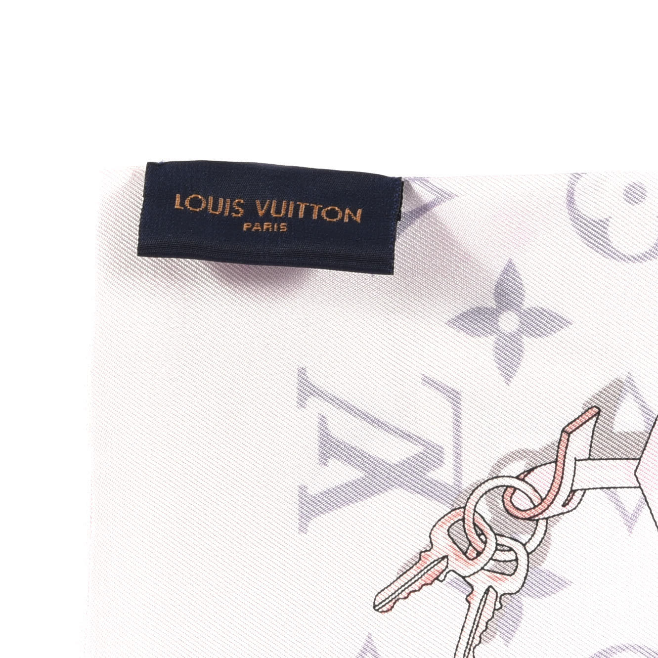 Louis Vuitton Silk Monogram Confidential Bandeau Light Pink 3 of 3