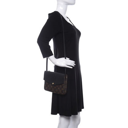 Louis Vuitton Monogram Twice Pochette Black 2 of 14