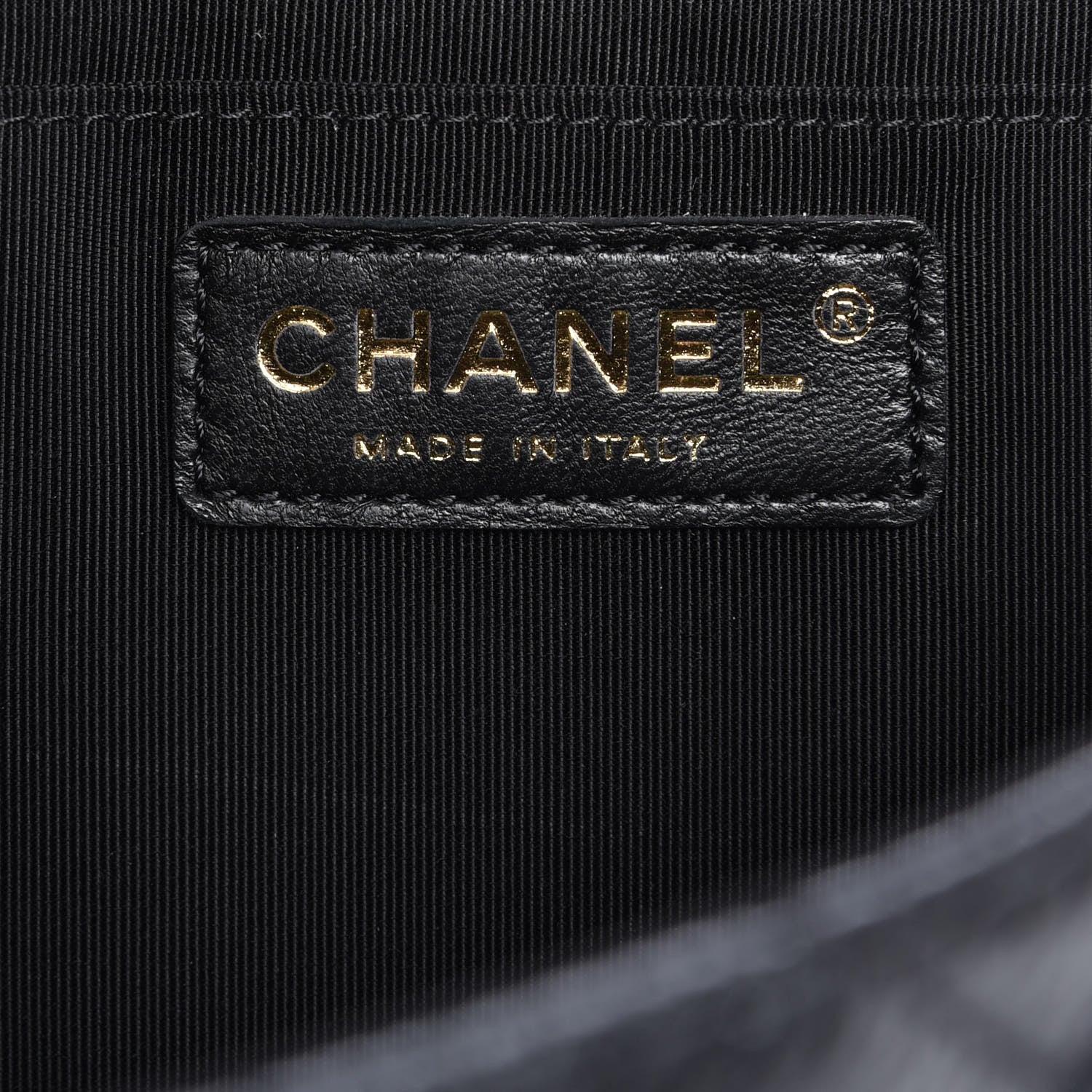Chanel Metallic Calfskin Chevron Quilted Medium Statement Flap Black 6 of 8