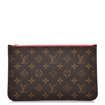 Louis Vuitton Monogram Neverfull MM GM Pochette Grenade 1 of 8