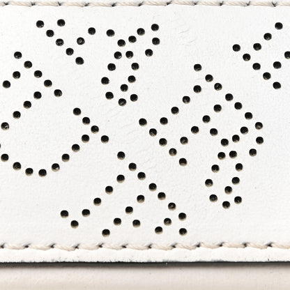 Burberry Calfskin Perforated Hampshire Crossbody Chalk White 13 of 14