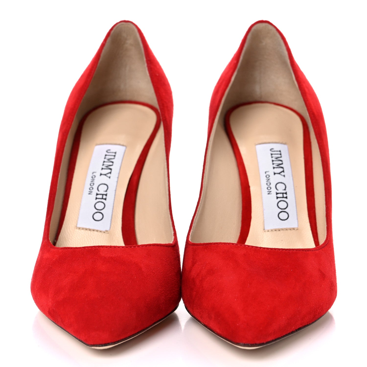 Jimmy Choo Suede Romy 100 Pumps 35 Red 2 of 9