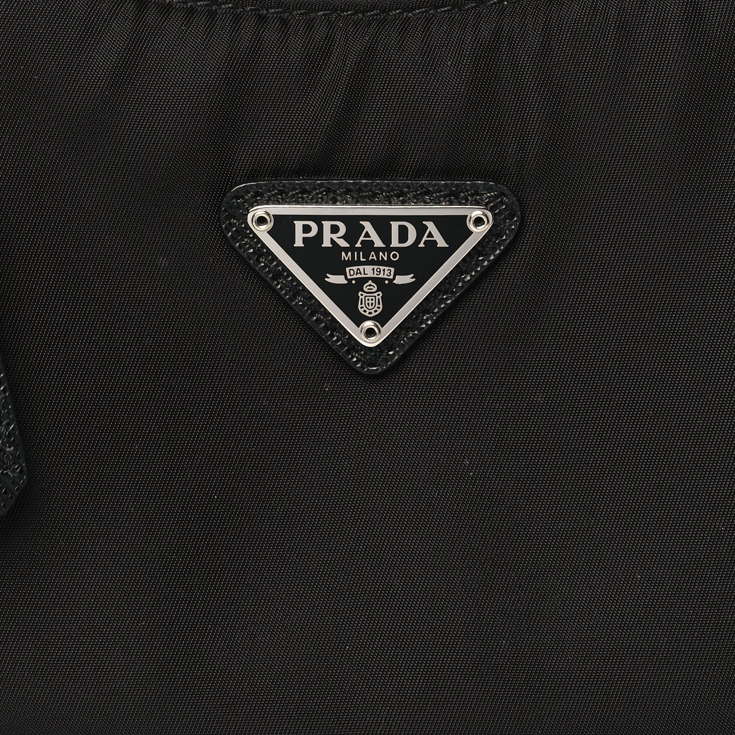 Prada Tessuto Nylon Saffiano Mini Re-Edition 2005 Bag Black 9 of 12