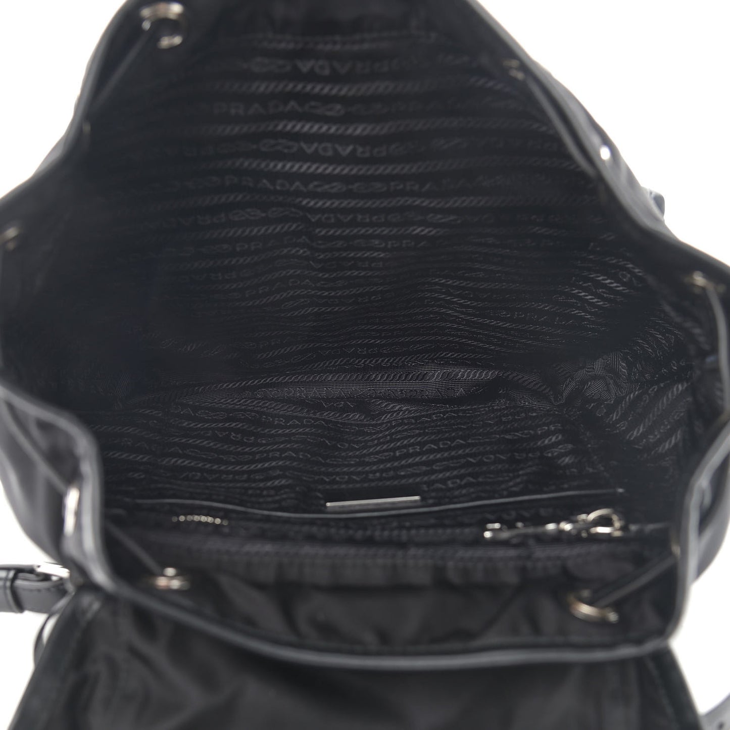 Tessuto Nylon Vitello Backpack Black