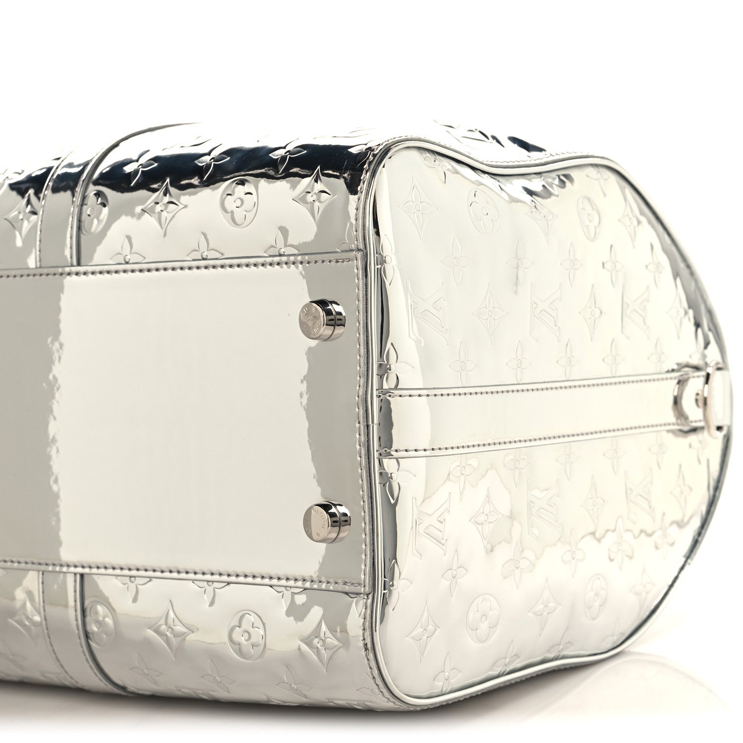 Louis Vuitton Monogram Mirror Keepall Bandouliere 45 Silver 8 of 8