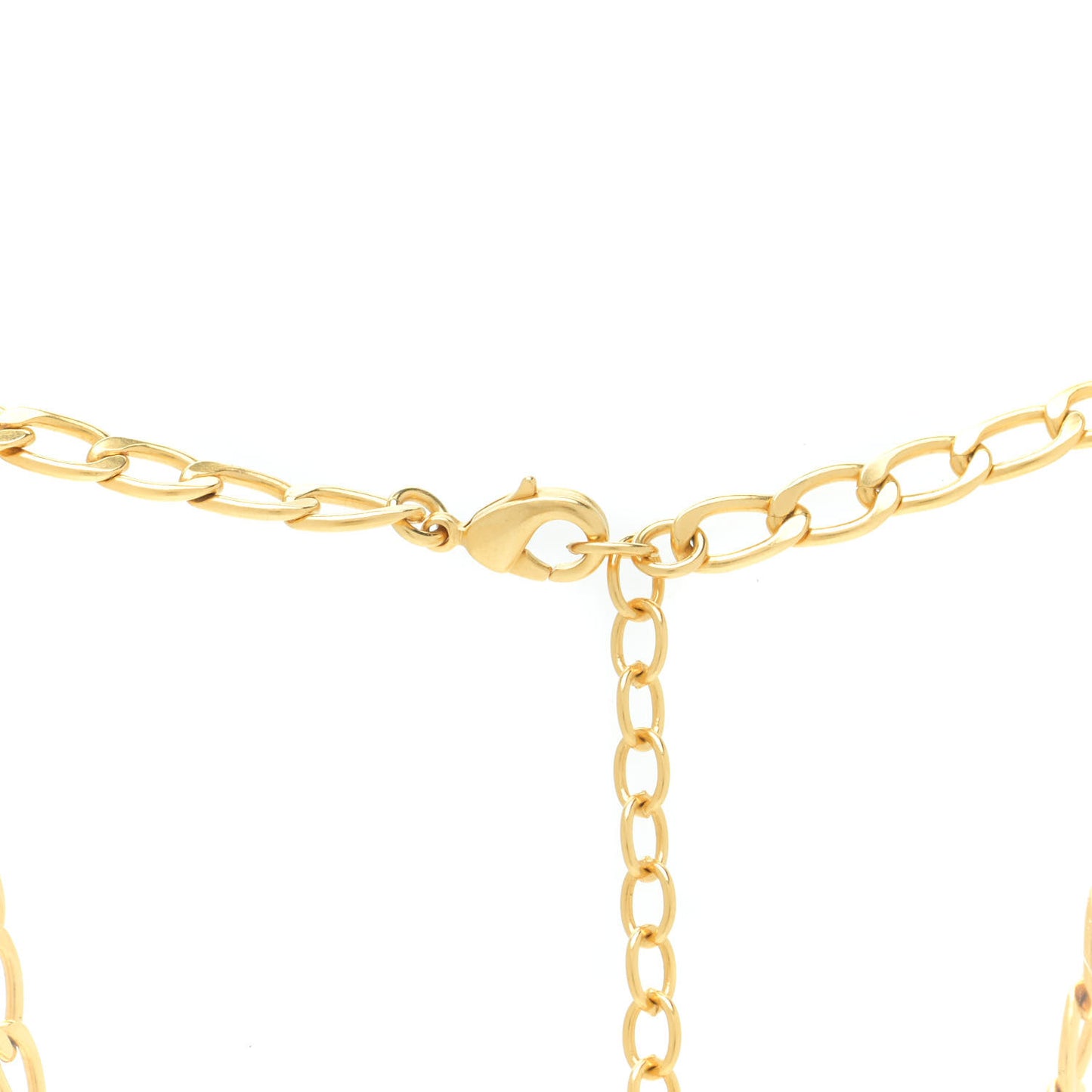 Metal Petit CD Choker Necklace Gold