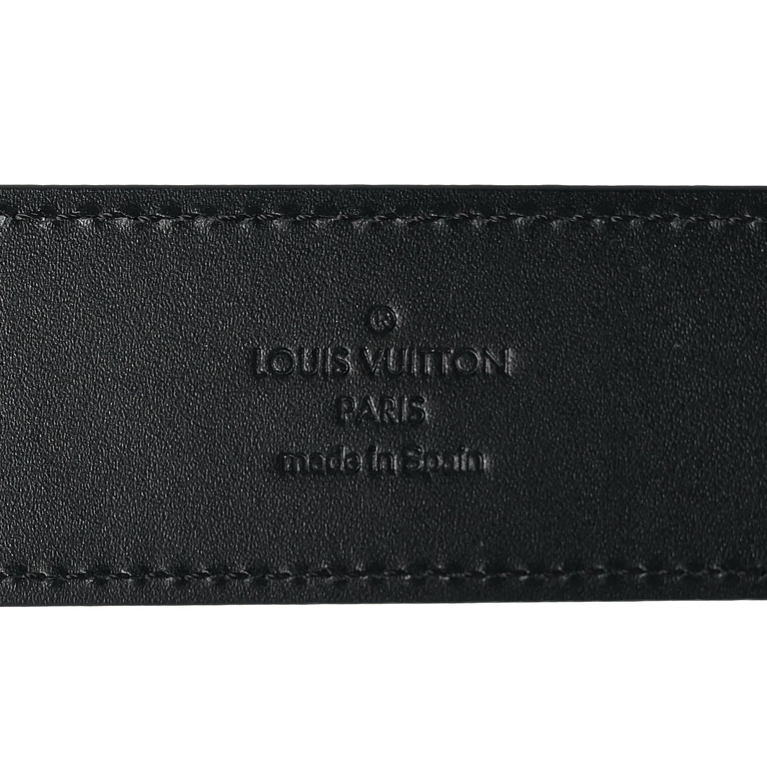 Louis Vuitton Taiga 35mm LV Initiales Belt 110 44 Ardoise 3 of 7