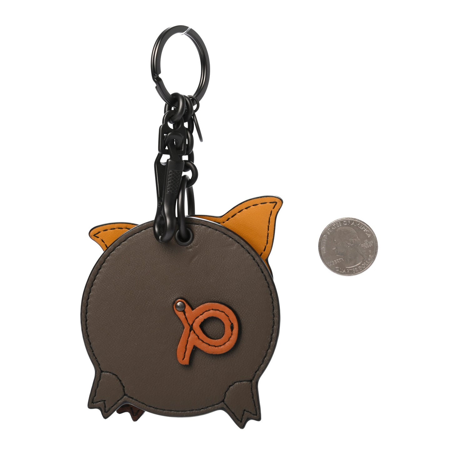 Nappa Intrecciato Pig Charm Multicolor