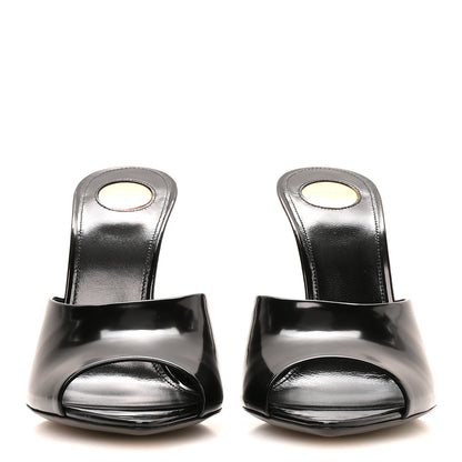 Saint Laurent Nappa Goldie Mule Sandal 38.5 Black 3 of 9