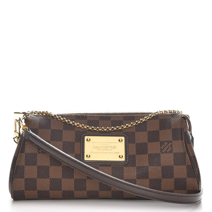 Louis Vuitton Damier Ebene Eva Clutch 1 of 10