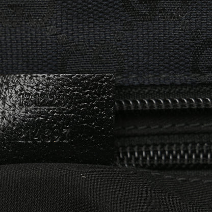 Gucci GG Monogram Small Web Handle Bucket Tote Black 7 of 12