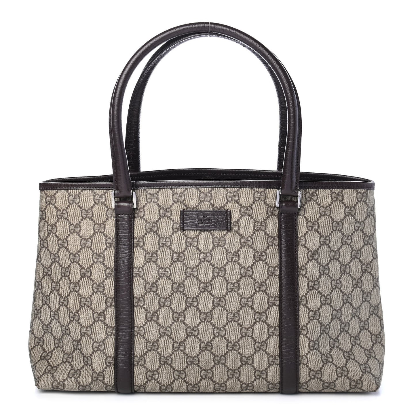 GG Plus Monogram Medium Joy Tote Dark Brown