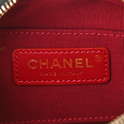 Chanel Lambskin Quilted Chain CC Mini Camera Case Black 6 of 10