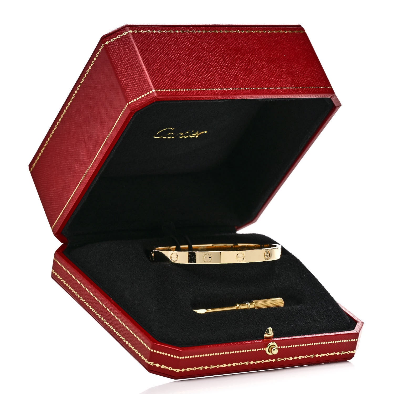 Cartier 18K Yellow Gold LOVE Bracelet 18 9 of 9