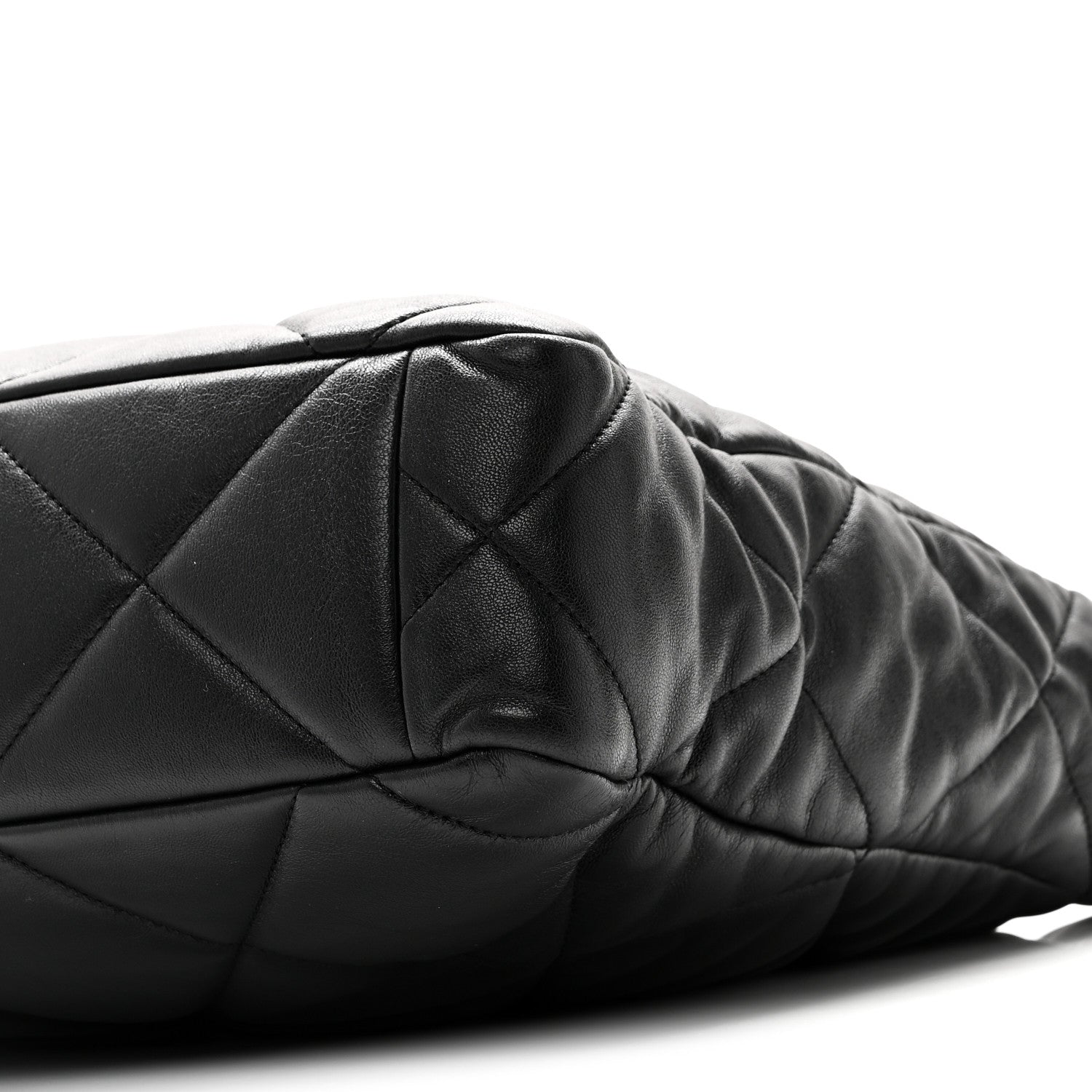 Chanel Lambskin Quilted Chanel 19 Shopping Bag Black 10 of 10