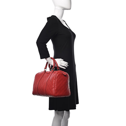 Gucci Guccissima Vitello Tender Medium Joy Boston Sporting Red 2 of 13