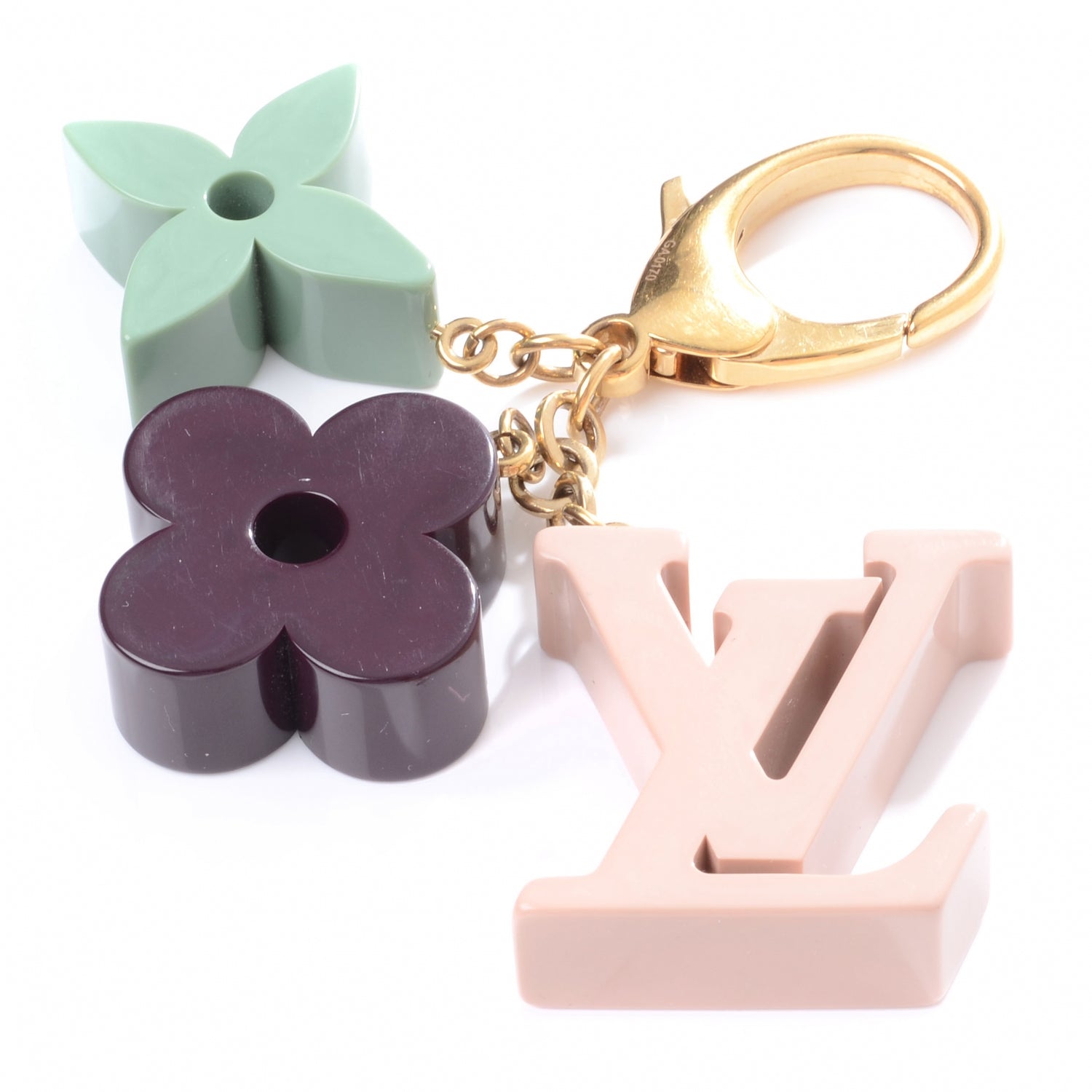 Louis Vuitton Resin Playtime Bag Charm Rose 1 of 3