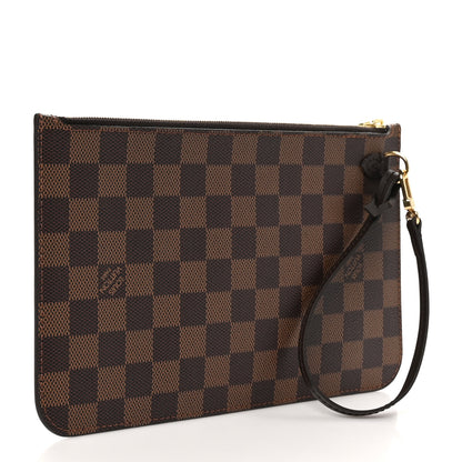 Louis Vuitton Damier Ebene Neverfull MM GM Pochette 3 of 7