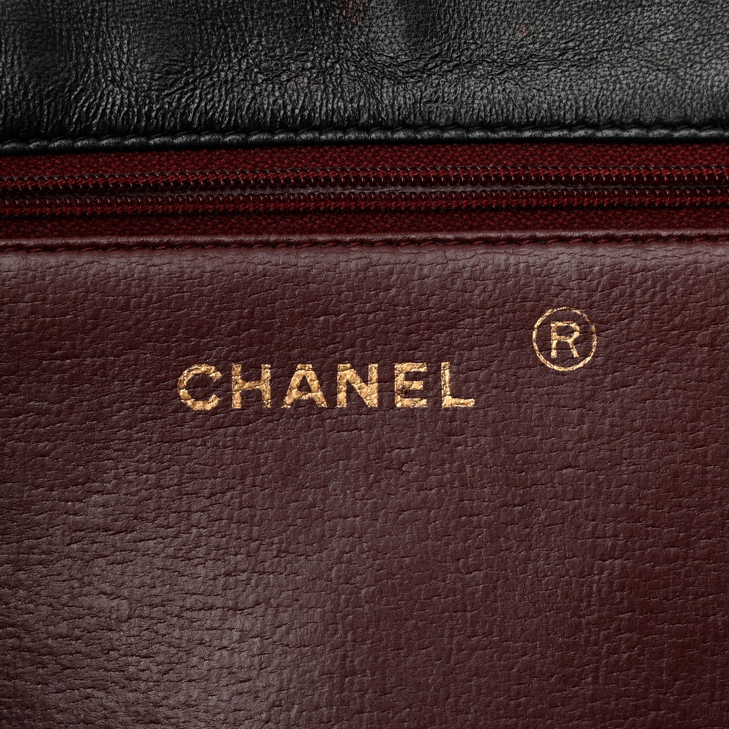 Lambskin Quilted Jumbo Single Flap Black