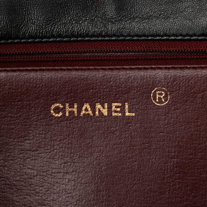Chanel Lambskin Quilted Jumbo Single Flap Black 6 of 18