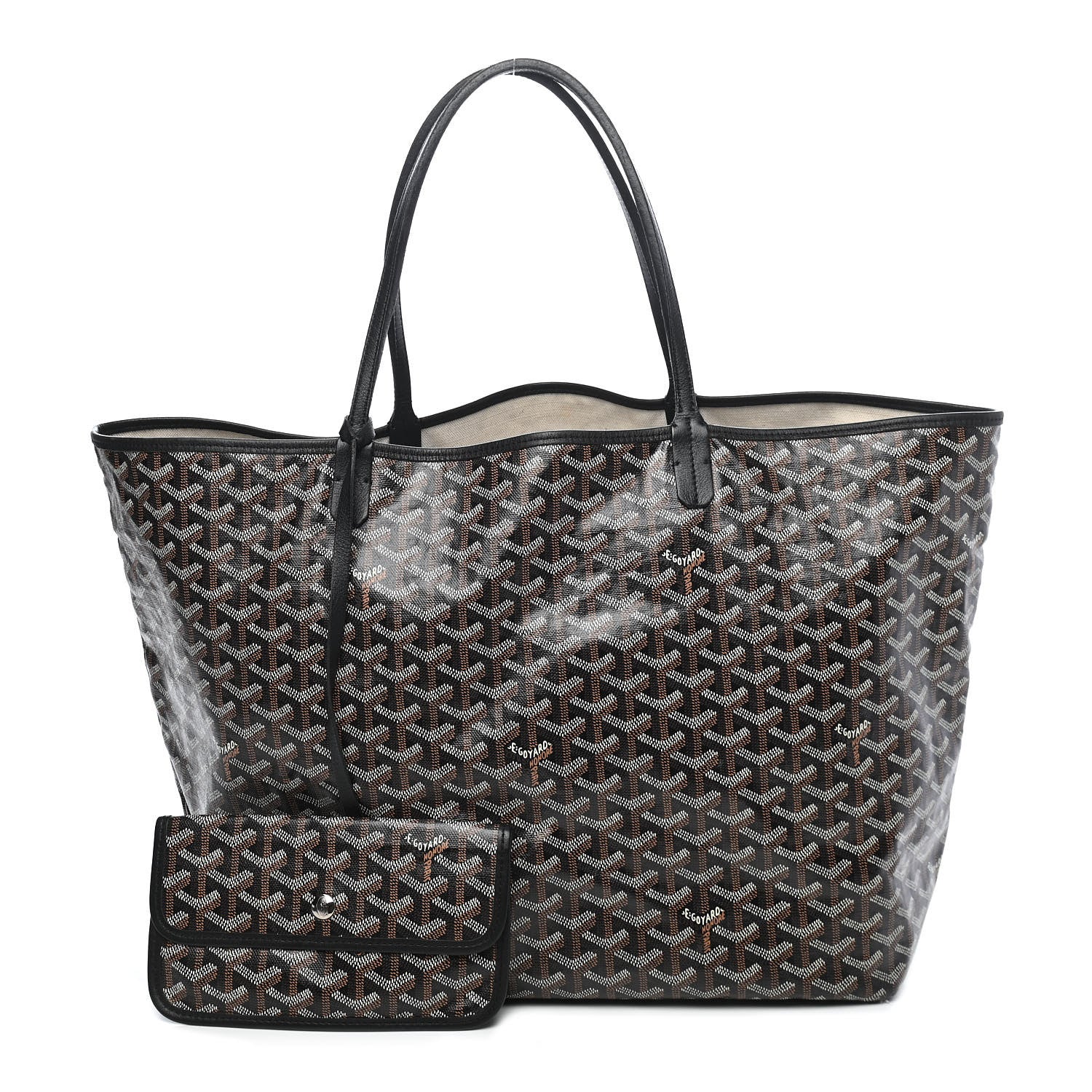 Goyard Goyardine Saint Louis GM Black 1 of 8