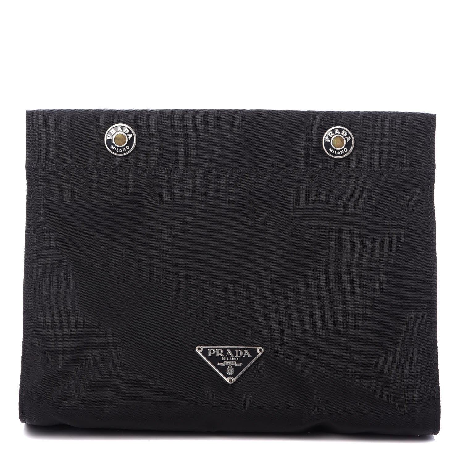 Prada Nylon Vela Cosmetic Pouch Black 1 of 9