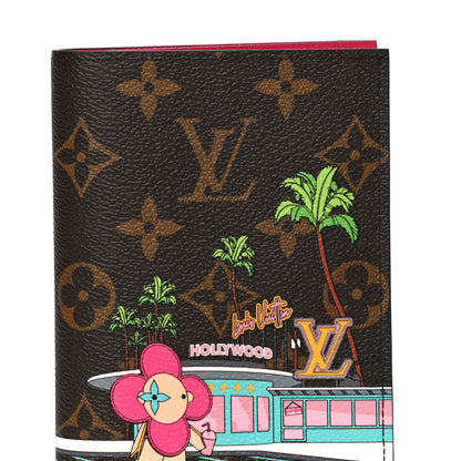 Louis Vuitton Monogram 2021 Christmas Animation Hollywood Passport Cover Fuchsia 7 of 10