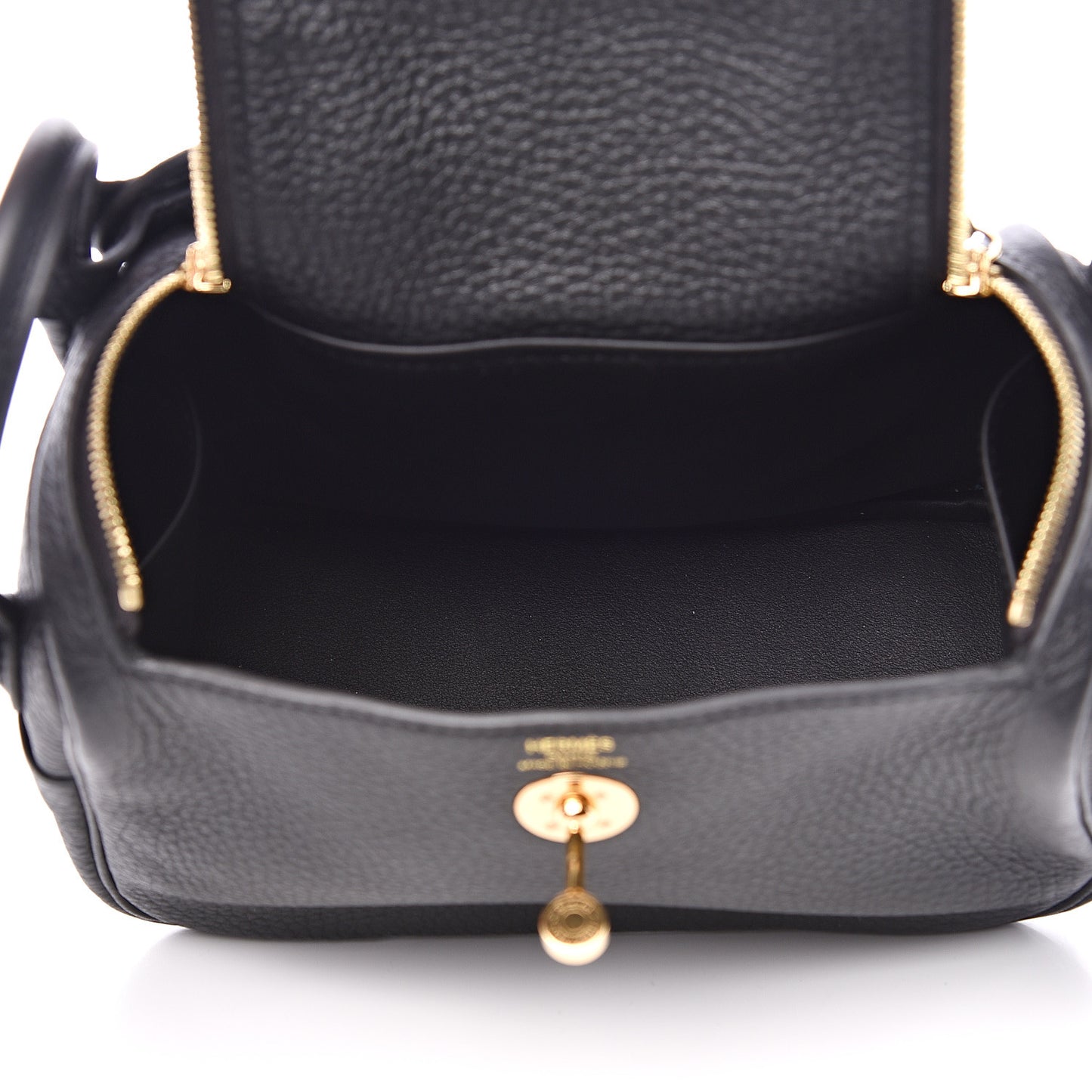 Taurillon Clemence Mini Lindy 20 Black