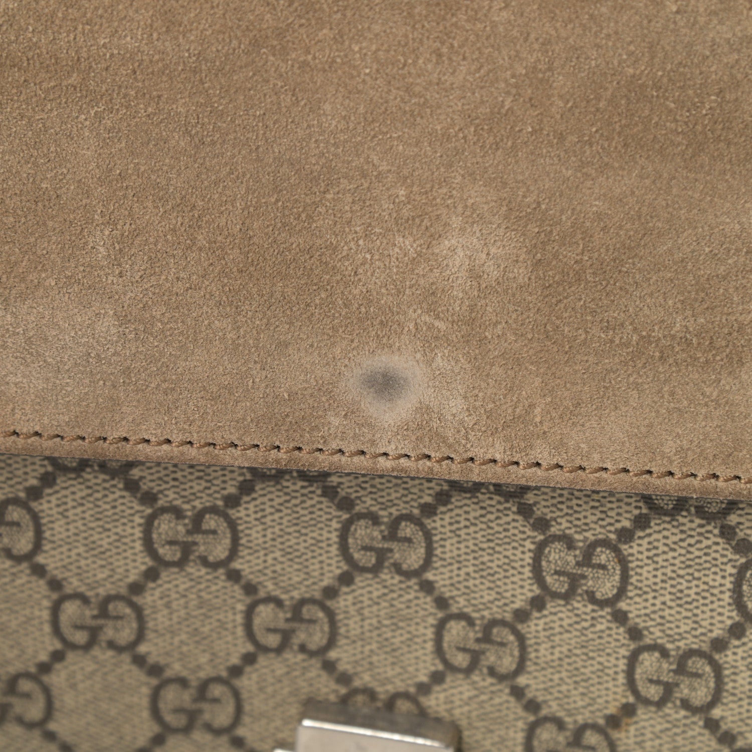 Gucci GG Supreme Monogram Small Dionysus Shoulder Bag Taupe 11 of 15