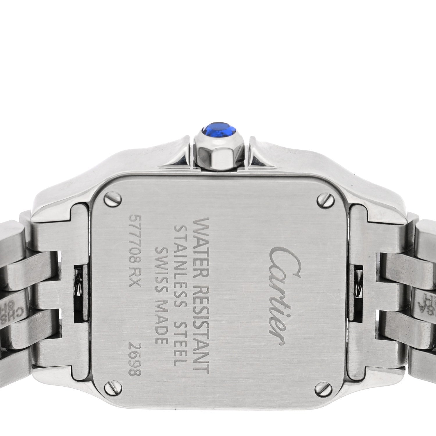 Cartier Stainless Steel 20mm Santos Demoiselle Quartz Watch 4 of 5