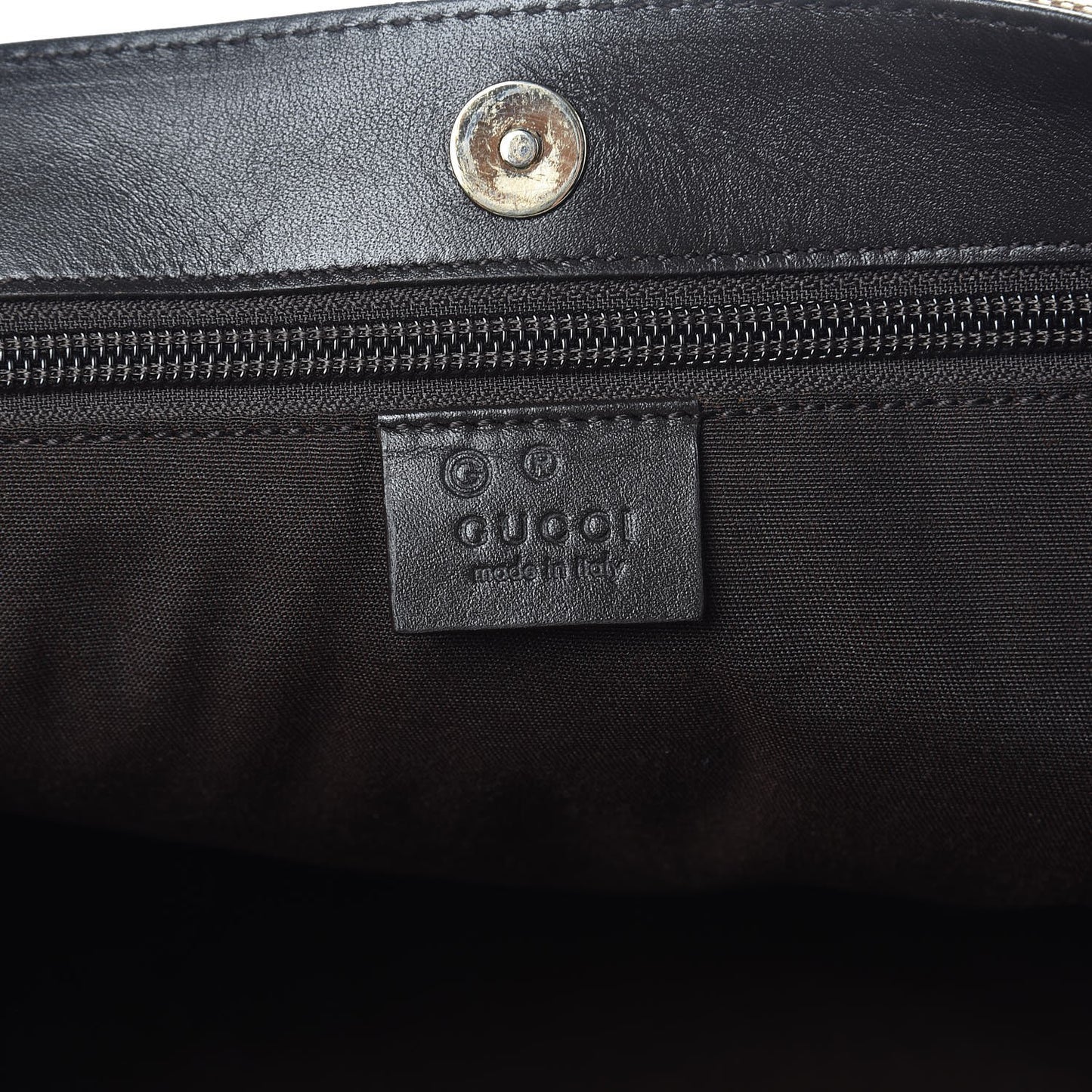 Metallic GG Plus Monogram Flat Vertical Tote