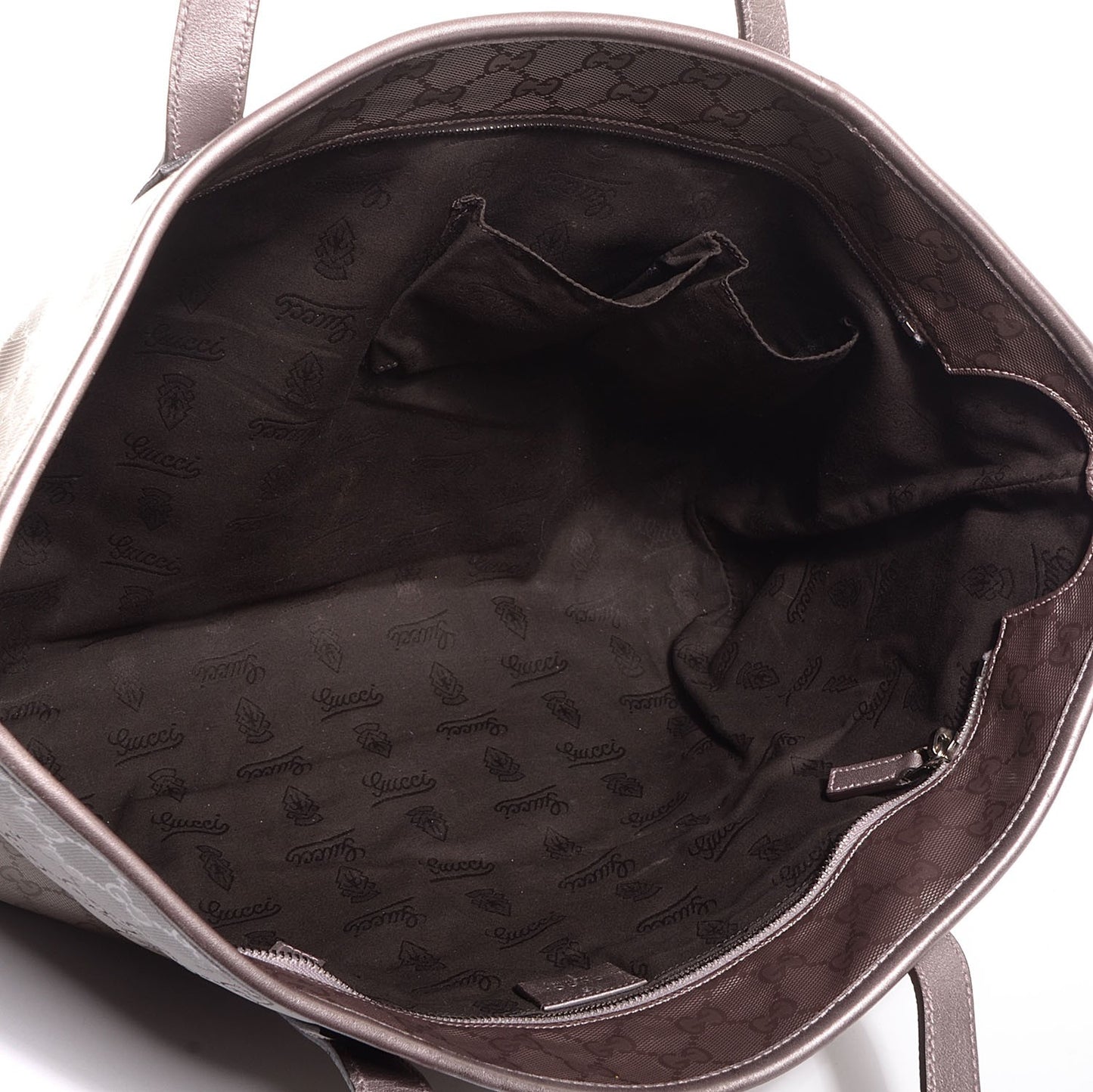 Imprime Monogram Medium Zippered Shopping Tote Mauve